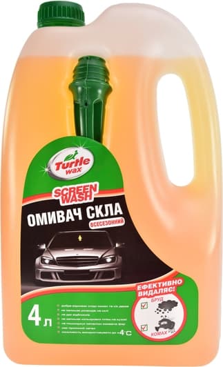 Омыватель стекла Turtle Wax всесезонный -4 °С цитрусовый (4 л)