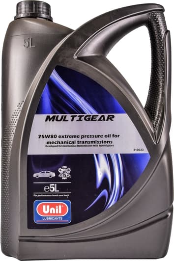 Unil Multigear GL-5 75W-80 (5 л) трансмиссионное масло
