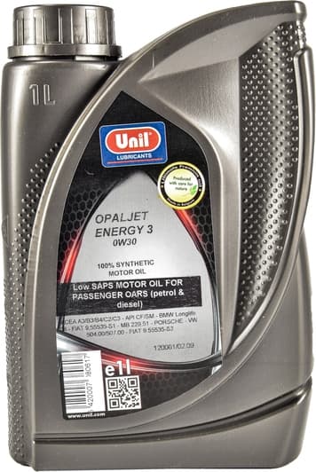 Unil Opaljet Energy 3 0W-30 (1 л) моторна олива