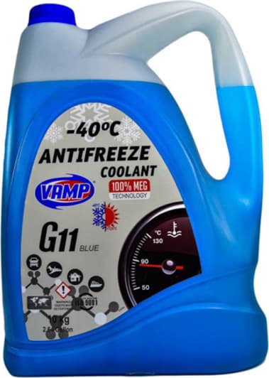 VAMP MEG G11 синий -40 °C, 10 л (5783) готовый антифриз