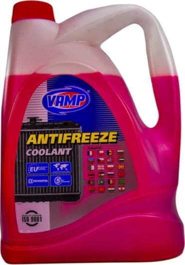 VAMP G12+ красный -38 °C, 5 л (909) готовый антифриз