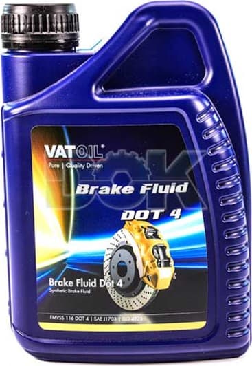Тормозная жидкость VatOil DOT 4 пластик