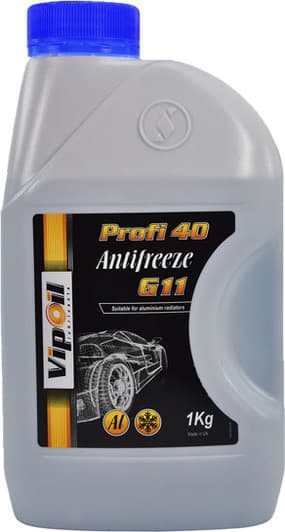 VIPOIL Profi 40 G11 синій -30 °C готовий антифриз