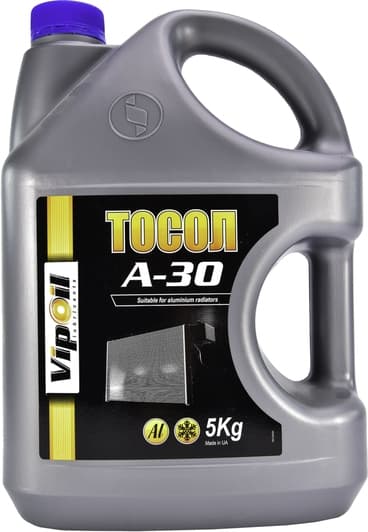 VIPOIL Тосол А-30 -24 °C, 5 л (701348) готовый антифриз