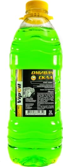 Омыватель стекла VIPOIL летний -5 °С яблоко (3 л)