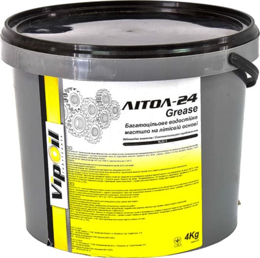 VIPOIL Літол-24 літієве мастило, 4 л(162876)