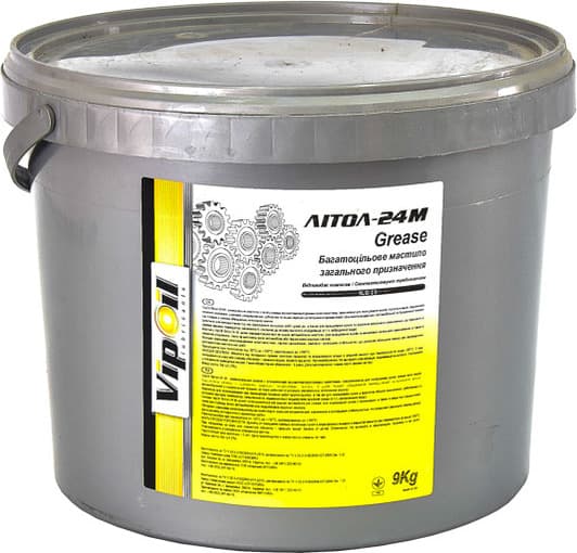 VIPOIL Літол-24М літієве мастило, 9 л(248805)