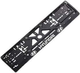 Рамка номерного знака Vitol UKR06 цвет черный на Hyundai Рамка номерного знака Vitol UKR06 цвет черный на Hyundai