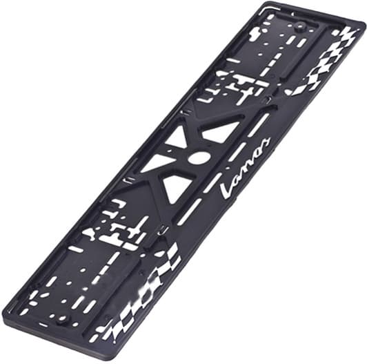 Рамка номерного знака Vitol 31040 колір чорний на Lanos