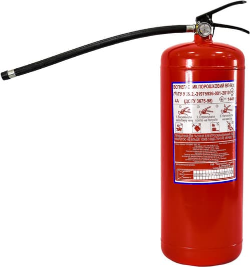 Перезарядний вогнегасник Winso Рубіж порошковий