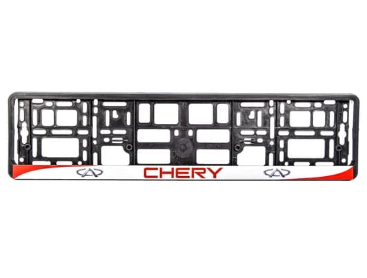 Рамка номерного знака Winso 000021 колір чорний на Chery