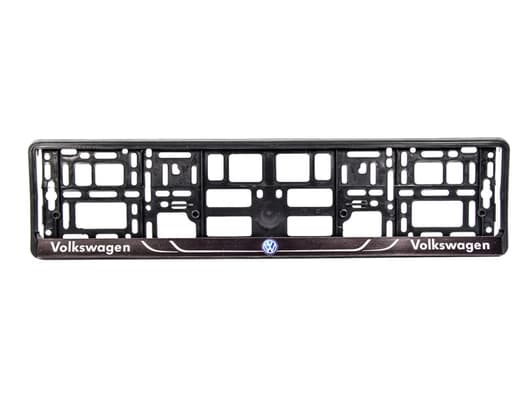 Рамка номерного знака Winso 000202 колір чорний на Volkswagen