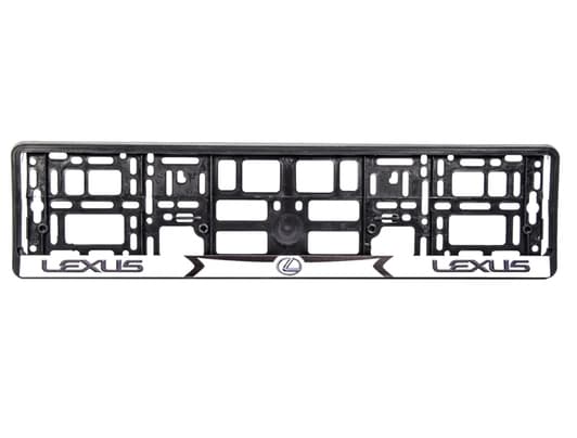 Рамка номерного знака Winso 000031 колір чорний на Lexus