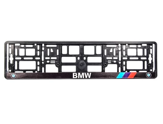 Рамка номерного знака Winso 000242 колір чорний на BMW