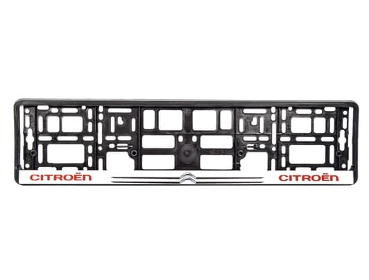 Рамка номерного знака Winso 000251 колір чорний на Citroen