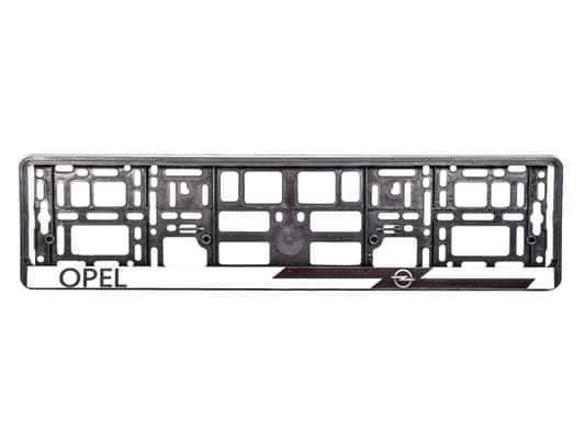 Рамка номерного знака Winso 000163 цвет черный на Opel