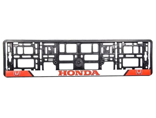 Рамка номерного знака Winso 000091 колір чорний на Honda