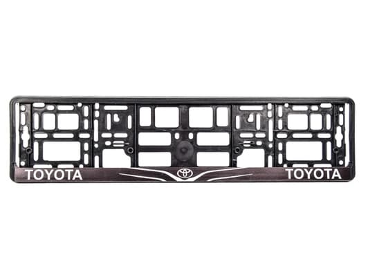 Рамка номерного знака Winso 000192 колір чорний на Toyota