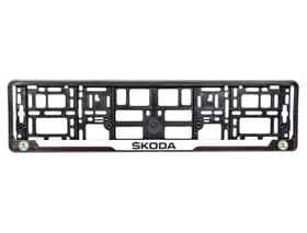 Рамка номерного знака Winso 000223 цвет черный на Skoda