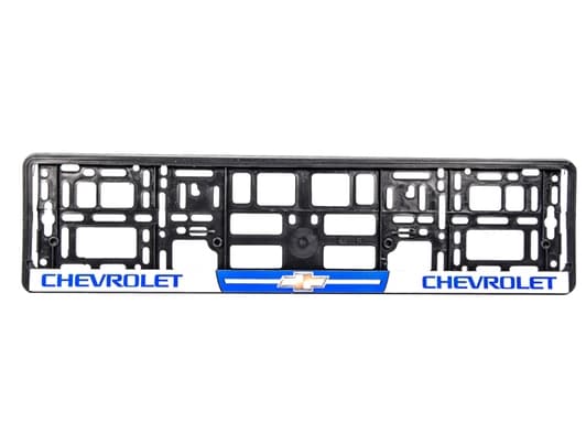Рамка номерного знака Winso 000351 колір чорний на Chevrolet