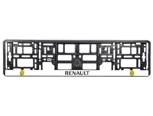 Рамка номерного знака Winso 000182 колір чорний на Renault