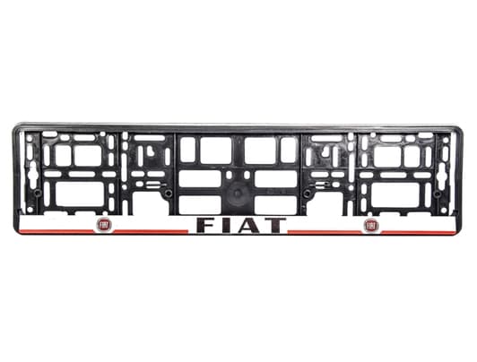 Рамка номерного знака Winso 000071 колір чорний на Fiat