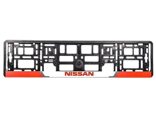 Рамка номерного знака Winso 000041 колір чорний на Nissan