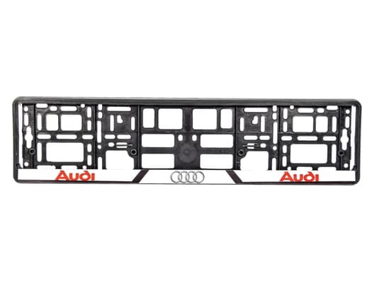 Рамка номерного знака Winso 000213 цвет белый на Audi