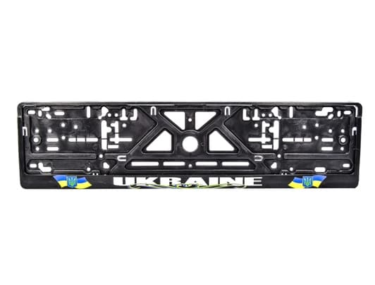 Рамка номерного знака Winso 142300 колір чорний Ukraine