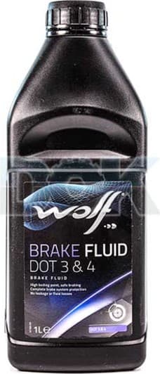 Wolf DOT 3 / DOT 4, 1 л (8307805) тормозная жидкость
