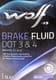 Wolf DOT 3 / DOT 4, 1 л (8307805) тормозная жидкость