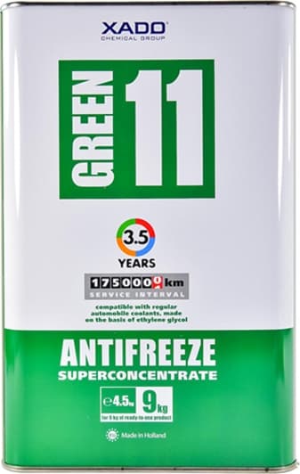 Xado Green 11 G11 зелений 4,5 л (XA50304) концентрат антифризу
