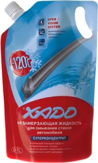Концентрат омывателя Xado зимний -120°С лимон и лайм (1 л)