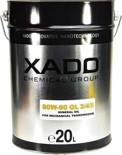 Xado Atomic Oil GL-3 / 4 / 5 MT-1 80W-90 (20 л) трансмиссионное масло