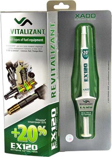 Xado Revitalizant EX120 для всіх типів паливної апаратури і систем упорскування палива, 8 мл (xa10033) присадка