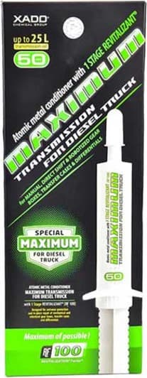 Атомарний кондиціонер металу Xado Maximum Transmission for Diesel Truck для КПП