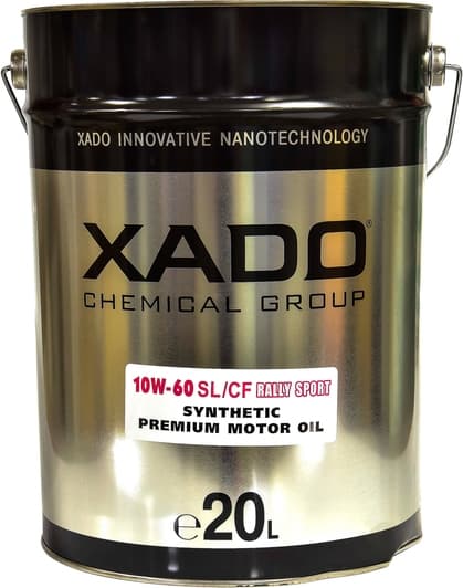 Xado Atomic Oil SL/CF Rally Sport 10W-60 (20 л) моторна олива