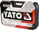 Yato YT-38881 набор инструментов 1/2", 3/8", 1/4" 129 ед.