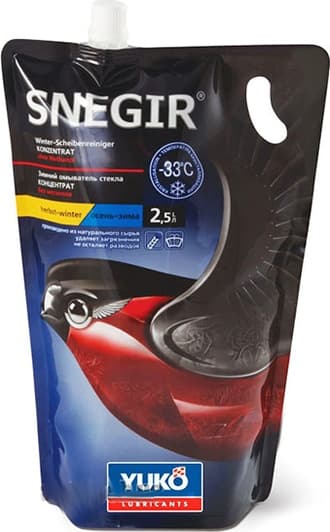 Концентрат омывателя Yukoil Снегирь зимний -33 °С (2,5 л)
