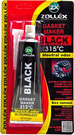 Zollex Gasket Maker чорний формувач прокладок, 85 мл (9BL)