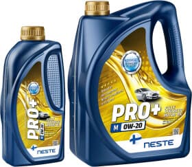 Моторное масло Neste Pro+ M 0W-20 синтетическое
