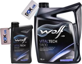 Моторное масло Wolf Vitaltech 5W-30 синтетическое