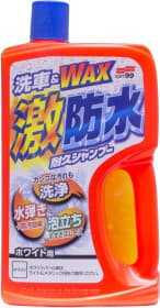 Автошампунь-полироль SOFT99 Water Block Shampoo White с воском