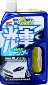 Автошампунь-полироль SOFT99 Wax in Shampoo High Shiny Type White&White Pearl с воском