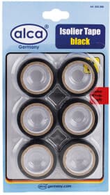 Изолента Alca 554200 черная ПВХ 20 мм х 5 м 6 шт