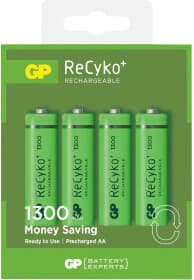 Аккумуляторная батарейка GP ReCyko 25-1068 1300 mAh 4 шт
