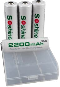 Аккумуляторная батарейка Soshine 11-1046 2200 mAh 4 шт Аккумуляторная батарейка Soshine 11-1046 2200 mAh 4 шт