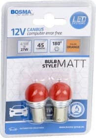 Автолампа Bosma PY21W BAU15s 4,5 W оранжевая 5370