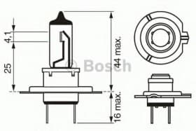 Автолампа Bosch Longlife Daytime H7 PX26d 55 W 1987302078