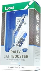 Автолампа Lucas H1 P14,5s 100 W темно-голубая LLX481BLX2